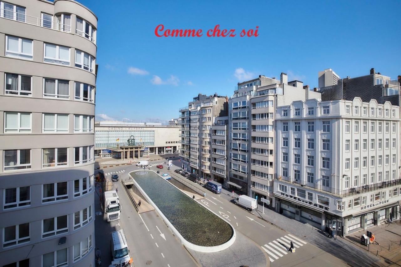 אוסטנדה Lichtrijk En Comfortabel Hoekappartement Met Gratis Parking En Zeer Centraal Gelegen - Comme Chez Soi מראה חיצוני תמונה